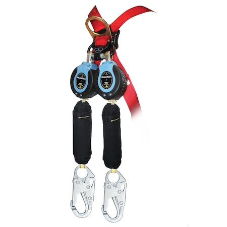 Falltech 9 ft ARC FLASH MAX SRD TWIN-LEG STEEL 82909TB1